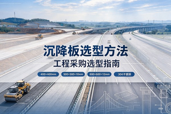 宜宾沉降板选择方法