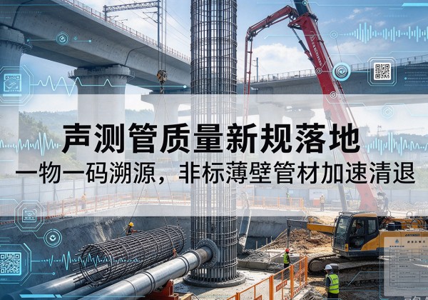 宜宾声测管质量新规落地，一物一码溯源，非标薄壁管材加速清退