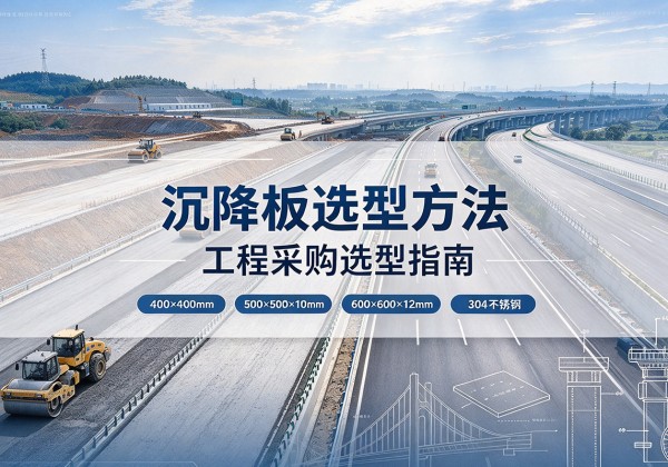 宜宾沉降板选择方法