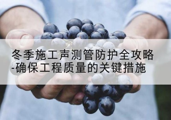 宜宾冬季施工声测管有哪些防护要点？-冬季施工声测管防护全攻略-确保工程质量的关键措施